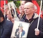 Ford Dagenham protest outside Ford UK headquarters, photo P Mason Ford Dagenham protest outside Ford UK headquarters, photo P Mason