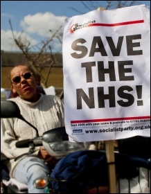 Demo to save services at Dewsbury hospital, 20.4.13, photo by John Rattigan 