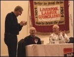 Rally marking 30 years since election of Liverpool's socialist council, photo Harry Smith