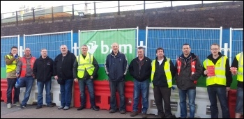 Cardiff construction workers' protest, 3.5.13