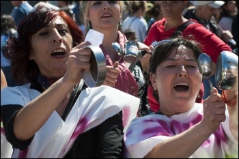 London protests 8 June 2013 in support of the Mass movement in turkey which challenges Erdogan's authoritarian government , photo Paul Mattsson