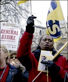 PCS strike in 2013, photo Paul Mattsson