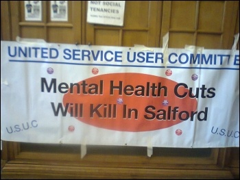 Salford United Service Users Committee banner