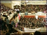 Central Westminster Hall, the closing session of the People's Assembly, 22.6.13, photo J Beishon