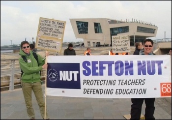 Merseyside teachers' strike march, 27.6.13 , photo Tanya Rybko 