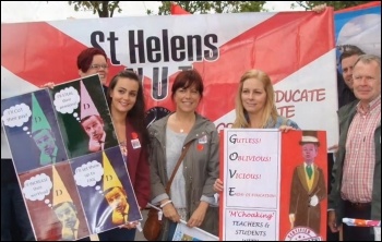 West NUT & NASUWT teachers'  strike action on  27 June 2013, photo Tanya Rybko