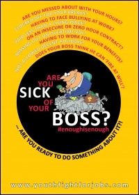Sick of your boss leaflet