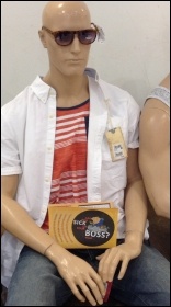 Sick of your boss activity in Topshop in Bristol, photo by Kyle Williamson 