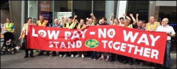 Churchill cleaners' strike, July 2013, Photo Paul Phillips