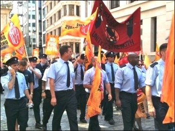 London FBU demonstration against cuts, 18.7.13, photo J Beishon