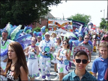 Tolpuddle march July 2013, photo Matt Carey