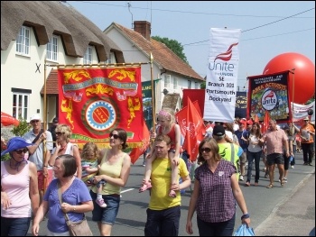 Tolpuddle march July 2013, photo Matt Carey