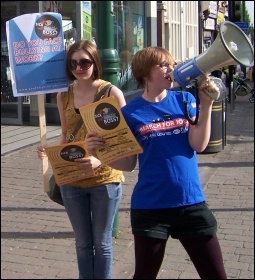Sick of Your Boss? Youth Fight for Jobs campaigning, photo Nancy Taaffe Sick of Your Boss? Youth Fight for Jobs campaigning, photo Nancy Taaffe