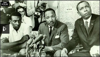 MLK: The Assassination Tapes - Film about Martin Luther King's assassination shown on BBC Four, photo BBC4 publicity screen shot