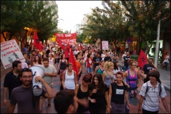 Anti-government demo at Thessaloniki, Greece, September 2013, photo Xekinima Anti-government demo at Thessaloniki, Greece, September 2013, photo Xekinima