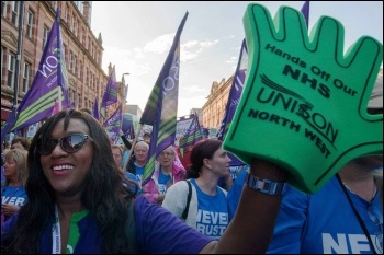 Hands off our NHS! photo Paul Mattsson