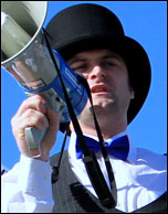 Tale of Two Cities - Youth Fight for Jobs protest against Workfare in Stratford's Westfield shopping centre in London 25 February 2012 , photo by Senan