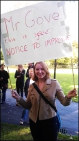 Demonstrating in Oxford, 17.10.13
