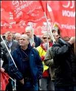 Unite protest, photo P Mattsson