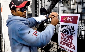 Postal workers join university staff, firefighters and probation officers preparing to take strike action, photo Paul Mattsson