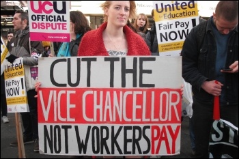 HE strikers' rally in Newcastle, 31.10.13 , photo Elaine Brunskill