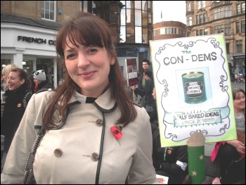 Napo striker, Newcastle, 5.11.13, photo by Elaine Brunskill