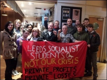 Paulo with Leeds Socialist Students