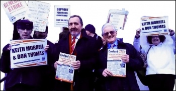 Southampton Councillors Against Cuts, Keith Morrell and Don Thomas, photo Southampton TUSC Southampton Councillors Against Cuts, Keith Morrell and Don Thomas, photo Southampton TUSC