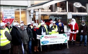 Brentwood Visteon pensioners' protest, 18.12.13