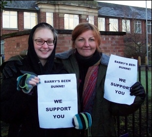 Strike at Knowsley Community College, 17.12.13