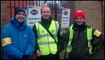 East London police control centre strike, 31.12.13, photo Naomi Byron