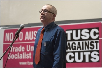 Mike Sargent; TUSC conference 1.2.14., photo by Paul Mattsson