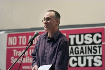 Clive Heemskerk; TUSC conference 1.2.14., photo by Paul Mattsson