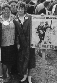 A Northumberland miners' rally, photo D Pearson