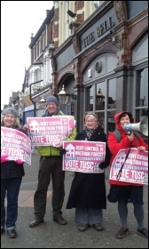 TUSC campaigners in east London demand rent controls, photo Waltham Forest TUSC TUSC campaigners in east London demand rent controls, photo Waltham Forest TUSC