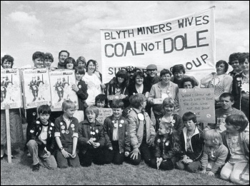 Miners and their families, photo D Pearson