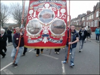 Commemorating the miners' strike in Edlington, Doncaster on Saturday 5 April 2014 on the the 30th anniversary. Commemorating the miners' strike in Edlington, Doncaster on Saturday 5 April 2014 on the the 30th anniversary.