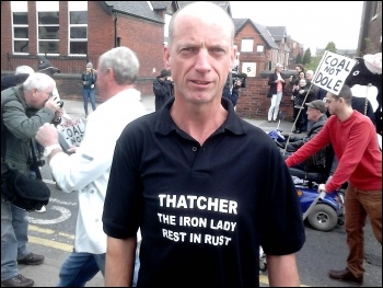 Goldthorpe miners anniversary march, April 2014, photo by A Tice