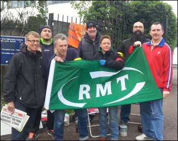 Picket line at Acton, 29.4.14, photo by Neil Cafferky Picket line at Acton, 29.4.14, photo by Neil Cafferky