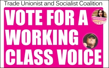 Vote for a Working Class Voice , photo The Socialist