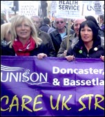 Doncaster Care UK strike, Easter 2014 , photo by A Tice