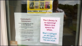 Rhydyfelin library to re-open, photo by D Reid Rhydyfelin library to re-open, photo by D Reid