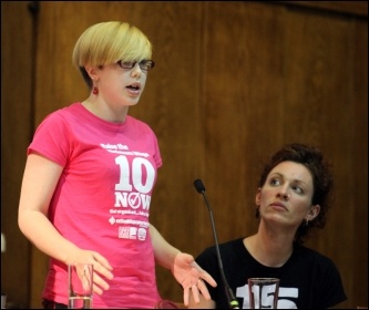 Helen Pattison speaking, NSSN 8th annual conference, 5.7.14, photo Senan Helen Pattison speaking, NSSN 8th annual conference, 5.7.14, photo Senan
