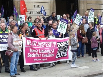 Hull rally, public sector strike 10.7.14, photo by Hull SP Hull rally, public sector strike 10.7.14, photo by Hull SP
