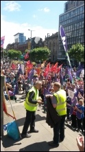 Leeds, public sector strike 10.7.14, photo Iain Dalton Leeds, public sector strike 10.7.14, photo Iain Dalton