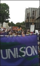 Brighton, public sector strike 10.7.14, photo Sarah Wrack Brighton, public sector strike 10.7.14, photo Sarah Wrack