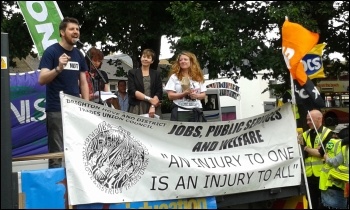 Phil Clarke speaking, NUT, Brighton, public sector strike 10.7.14 Phil Clarke speaking, NUT, Brighton, public sector strike 10.7.14