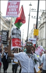 Gaza demo 28 July 2014, photo Paul Mattsson