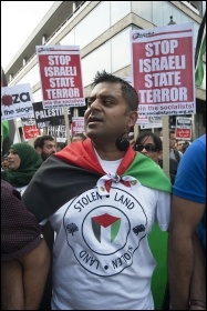 Gaza demo 28 July 2014, photo Paul Mattsson