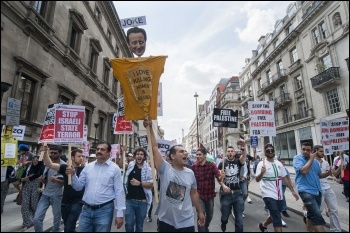 Gaza demo 28 July 2014, photo Paul Mattsson